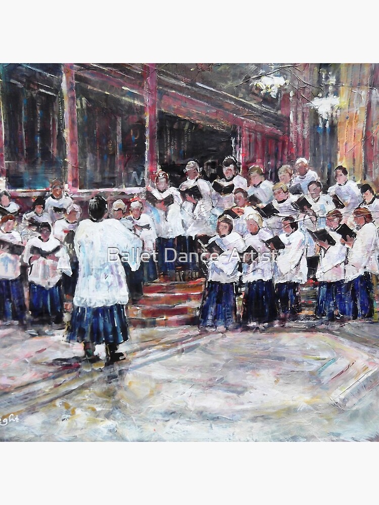 Thumbnail 5 of 5, Acrylic Block, Church Choir Singing - Art Prints & Gifts designed and sold by ballet-dance.