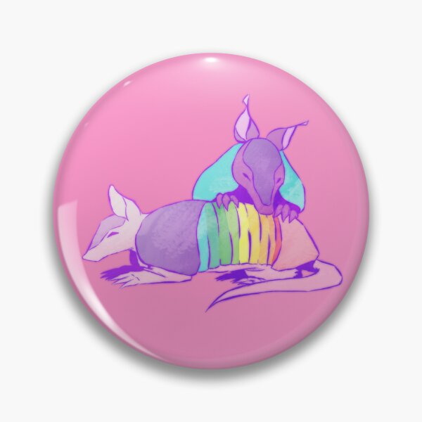 Item preview, Rainbow 'Dillos designed and sold by SkimblyBubble.