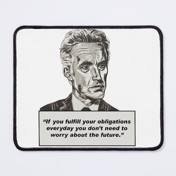 Item preview, Jordan Peterson Quote #3 (new artwork version) designed and sold by MasterpieceArt.