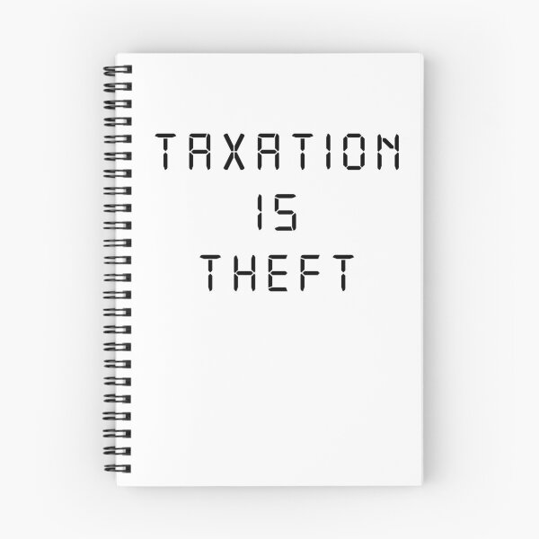Item preview, Taxation Is Theft designed and sold by Liberty & Unicorns.