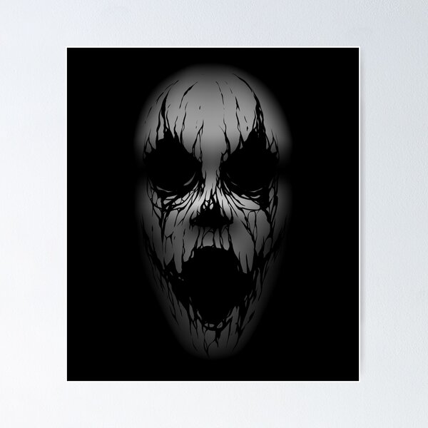 Scary Face Poster 