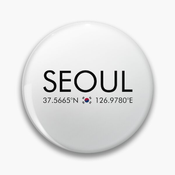 Item preview, South Korea - Seoul City Coordinates designed and sold by n0madd.