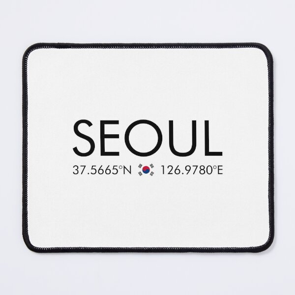 Item preview, South Korea - Seoul City Coordinates designed and sold by n0madd.