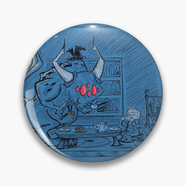Item preview, Nighttime tea with the monster from under the bed designed and sold by Kevin Walls.