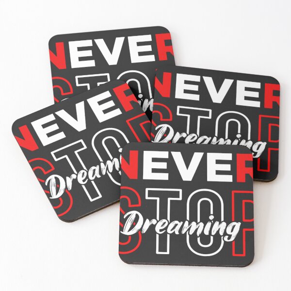 Item preview, Never Stop Dreaming Motivational Inspirational Quote T-shirt designed and sold by Goraty2020.
