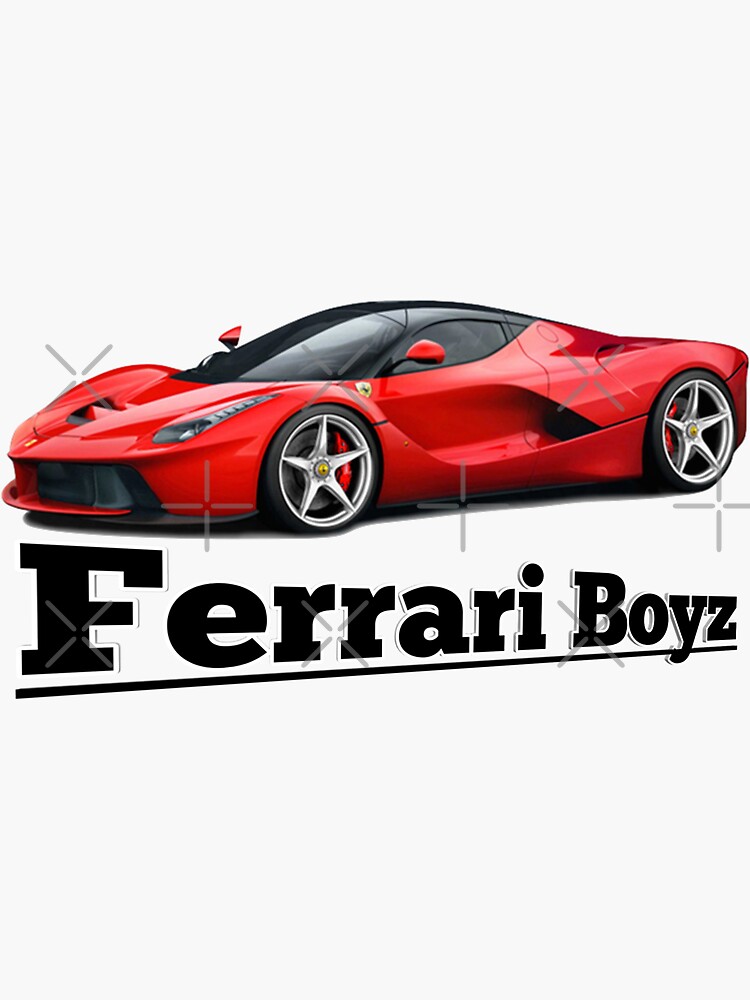 Sticker for Sale mit Ferrari-Aufkleber