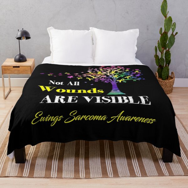 Item preview, Not All Wounds Are Visible Ewings Sarcoma Awareness designed and sold by Hatjar.