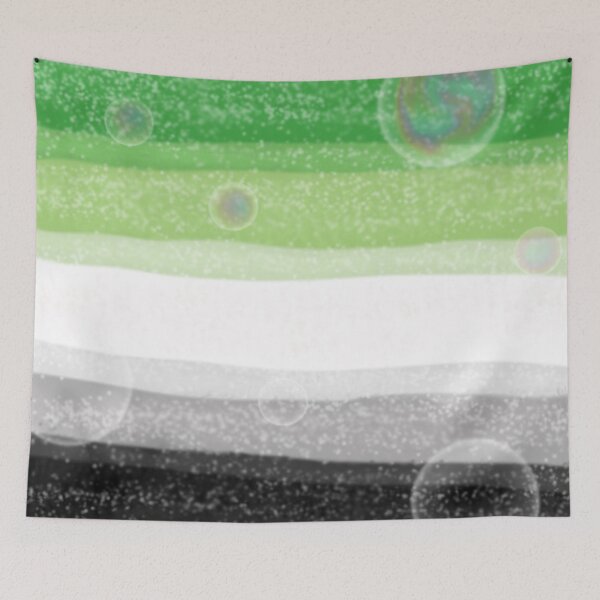 Item preview, Aromantic Flag designed and sold by MaskedMewtwo.