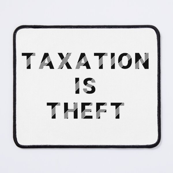 Item preview, Taxation Is Theft Shirt designed and sold by Liberty & Unicorns.