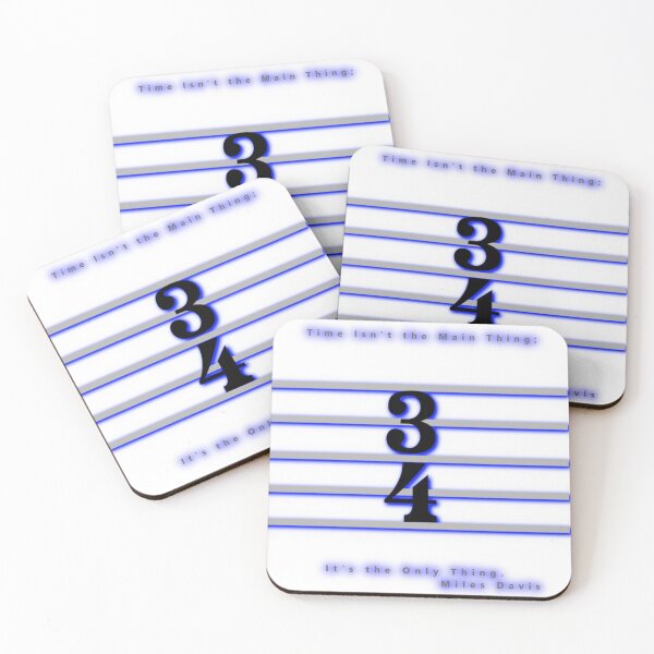Item preview, "Time Isn't The Main Thing; It's The Only Thing" - Miles Davis * designed and sold by Sarcasmagic.