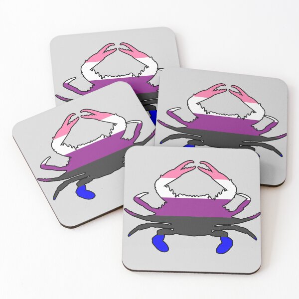 Item preview, Blue Crab: Genderfluid Pride designed and sold by Zia Frazier.