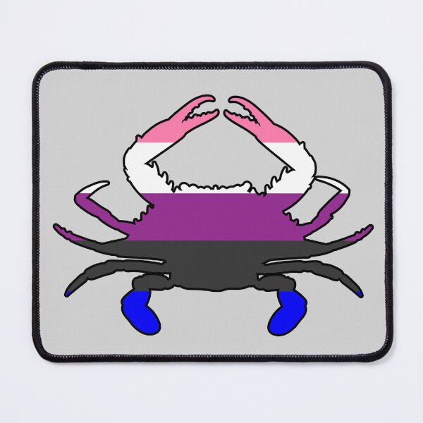 Item preview, Blue Crab: Genderfluid Pride designed and sold by Zia Frazier.