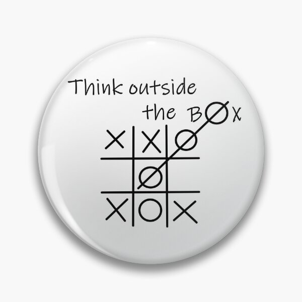 Item preview, Think outside the box - X's and O's designed and sold by svvp.