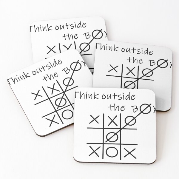 Item preview, Think outside the box - X's and O's designed and sold by svvp.