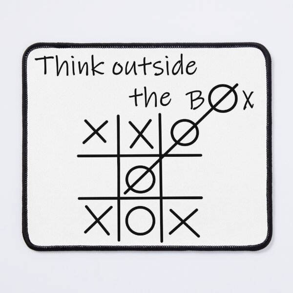 Item preview, Think outside the box - X's and O's designed and sold by svvp.