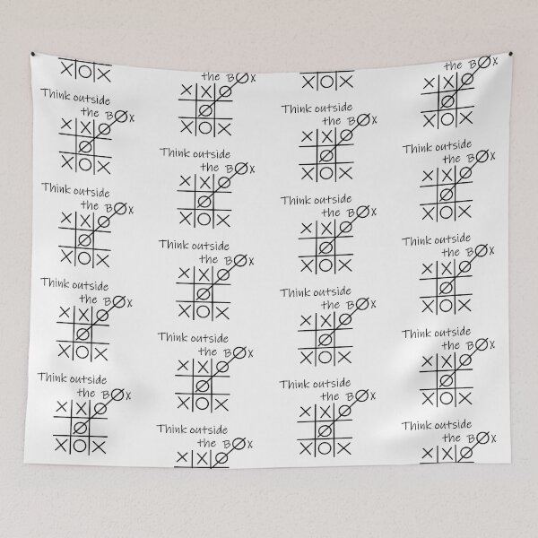 Item preview, Think outside the box - X's and O's designed and sold by svvp.