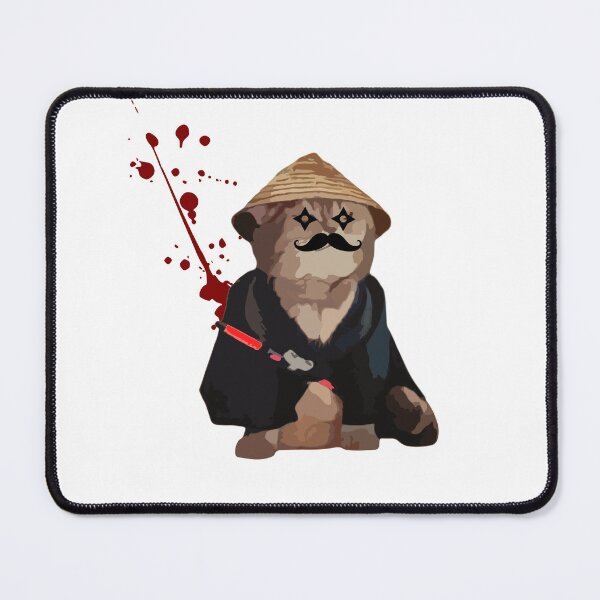 Item preview, Undefeated samurai cat designed and sold by weirdandstrange.