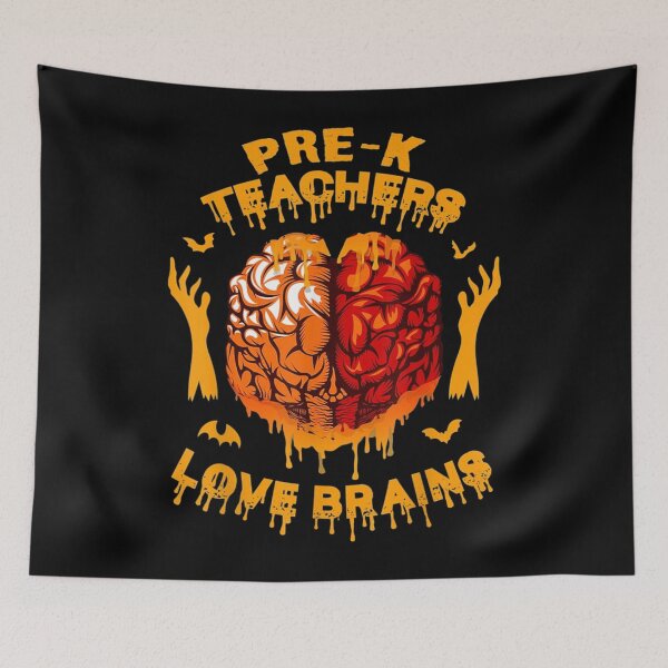 Item preview, Pre K Teachers Love Brains designed and sold by Casey Kennedy.