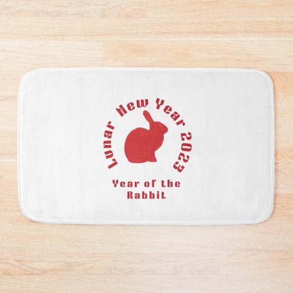 Item preview, Lunar New Year 2023 Year of the Rabbit  White Background designed and sold by India2022.
