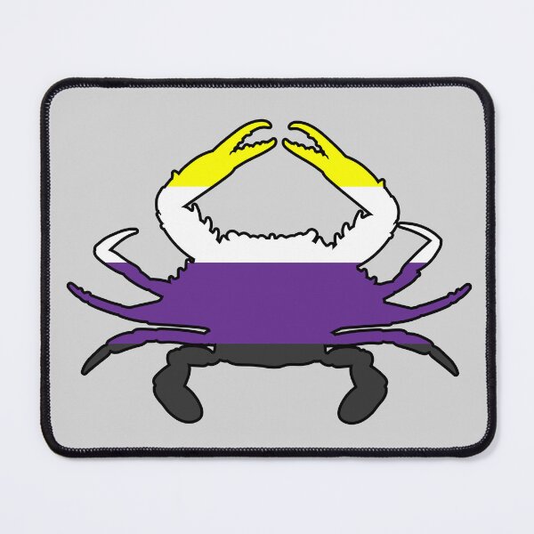 Item preview, Blue Crab: Nonbinary Pride designed and sold by Zia Frazier.