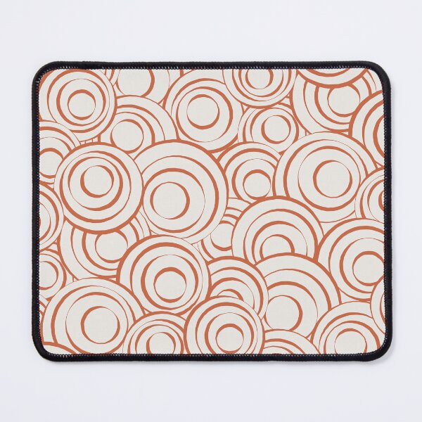 Item preview, Terracotta and Beige Circles Pattern 01 designed and sold by PAPER MOON art & design.