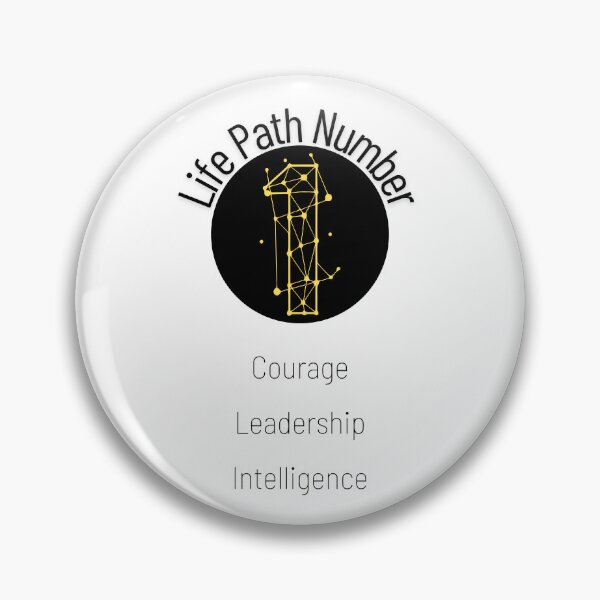 Item preview, Life Path Number 1, Courage, Leadership, Intelligence designed and sold by Black11Flamingo.