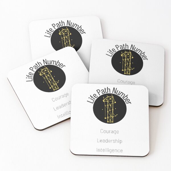Item preview, Life Path Number 1, Courage, Leadership, Intelligence designed and sold by Black11Flamingo.