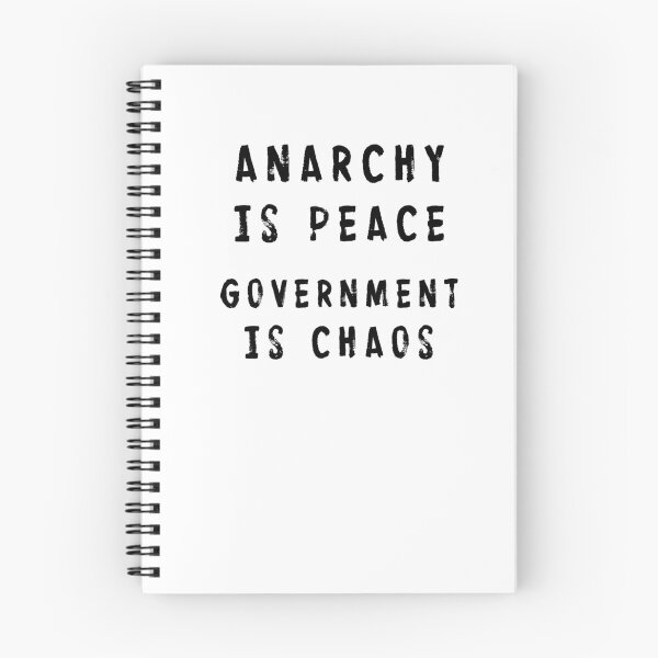 Item preview, Anarchy is Peace Government is Chaos designed and sold by Liberty & Unicorns.