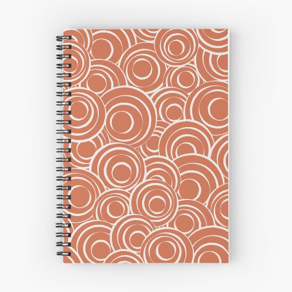 Item preview, Terracotta and Beige Circles Pattern 02 designed and sold by PAPER MOON art & design.