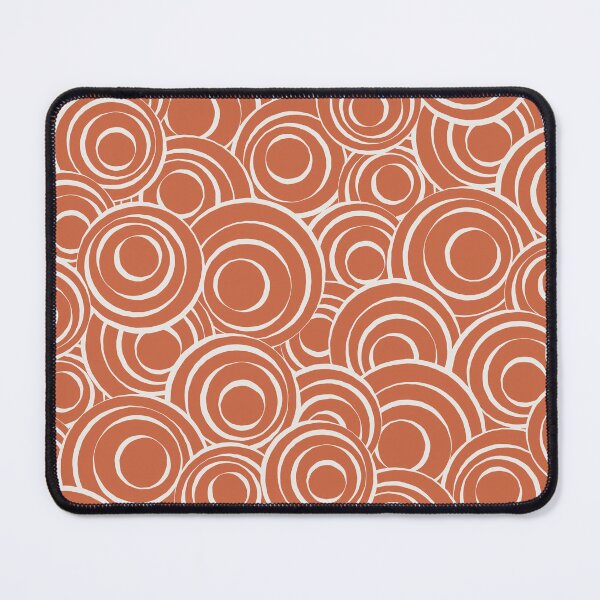 Item preview, Terracotta and Beige Circles Pattern 02 designed and sold by PAPER MOON art & design.