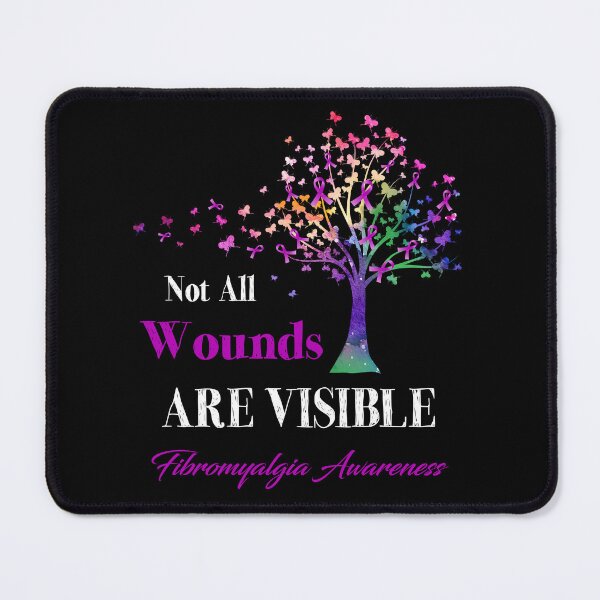 Item preview, Not All Wounds Are Visible Fibromyalgia Awareness designed and sold by Hatjar.
