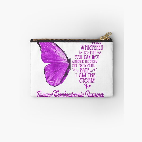 Item preview, Butterfly I Am The Storm Immune Thrombocytopenia Awareness designed and sold by whlrcheryl.