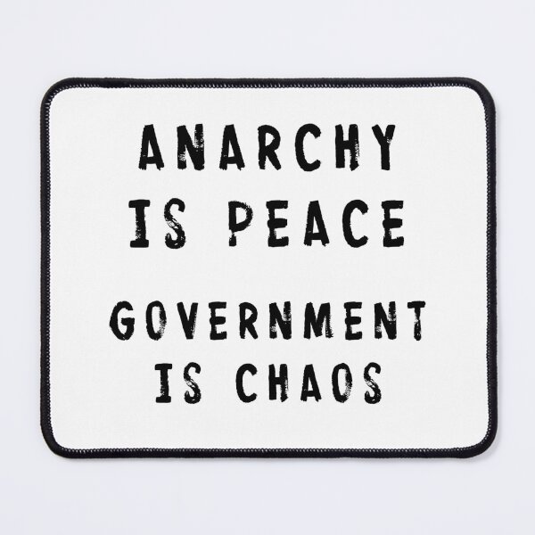 Item preview, Anarchy Is Peace Government Is Chaos Sticker designed and sold by Liberty & Unicorns.
