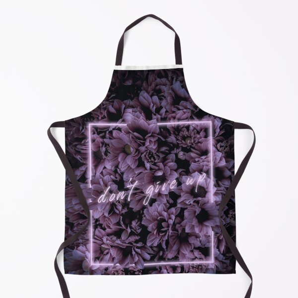 Item preview, Don't Give Up - Purple Neon Flowers designed and sold by katiamelnik.