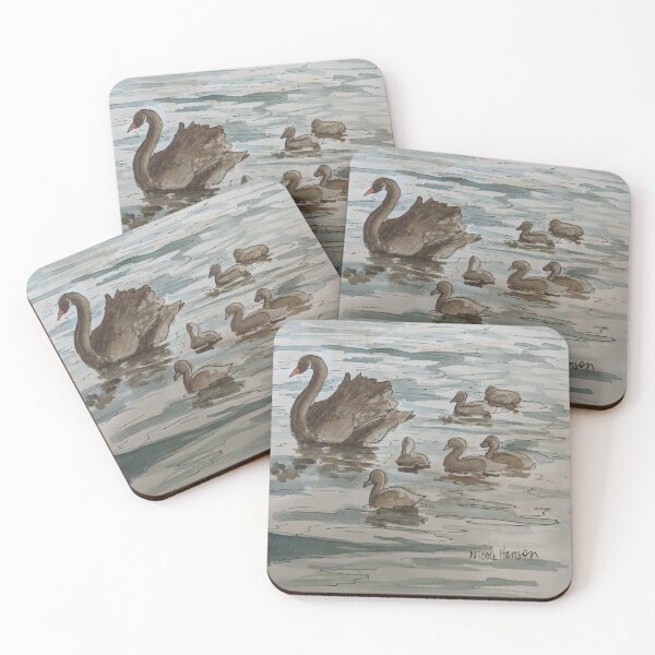 Item preview, Swimming birds designed and sold by Nicole Hanson.