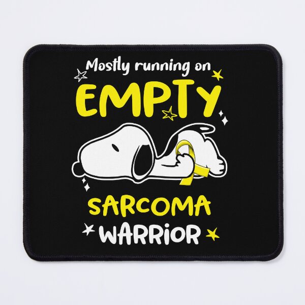 Item preview, Mostly Running on Empty Sarcoma Warrior designed and sold by Wlsnpeggy.