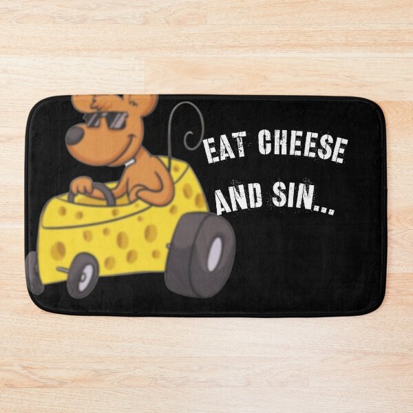 Item preview, Eat cheese and sin  designed and sold by Hound-dolls.