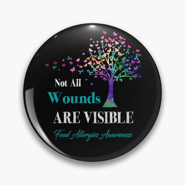 Item preview, Not All Wounds Are Visible Food Allergies Awareness designed and sold by Hatjar.