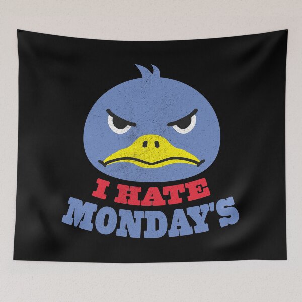 Item preview, I hate Monday's mood T-shirt designed and sold by Ideallity.