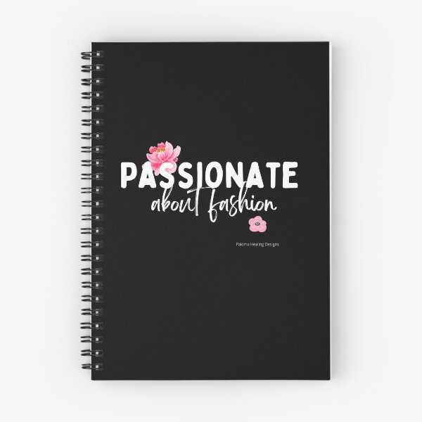 Item preview, Passionate about fashion, black background designed and sold by PalomaHealing24.