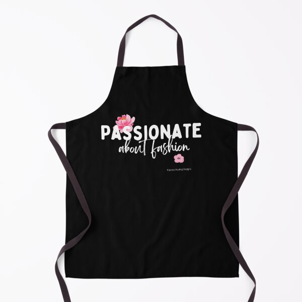 Item preview, Passionate about fashion, black background designed and sold by PalomaHealing24.
