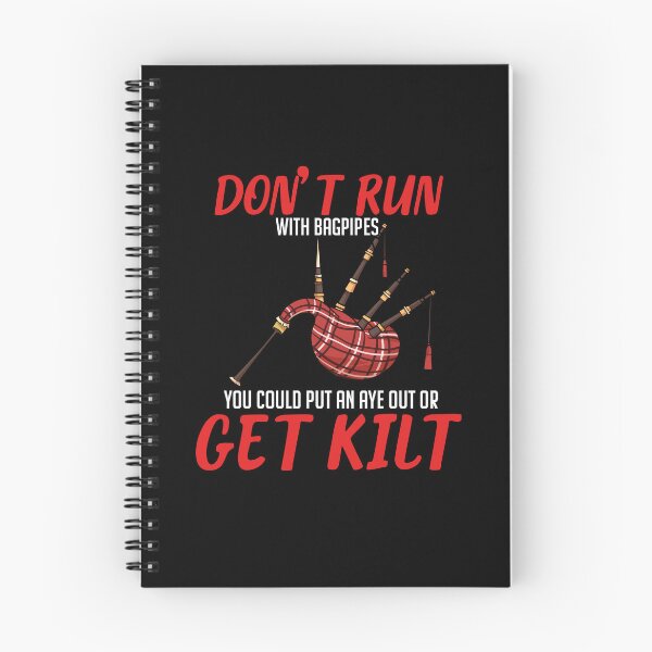 Item preview, Do Not Run With Bagpipes Marching Band designed and sold by Betsytiptoe.