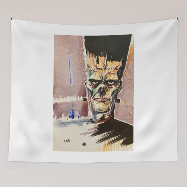 Item preview, Frankenstein Zombie Illustration designed and sold by MasterpieceArt.