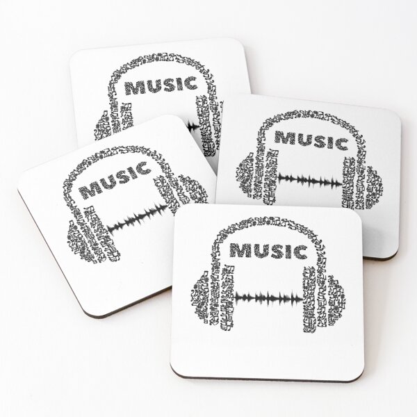 Item preview, Musicfans ... Music with headphones designed and sold by aprajoos.