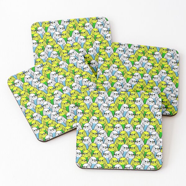 Item preview, Too Many Birds! - Budgie Squad 1 designed and sold by MaddeMichael.
