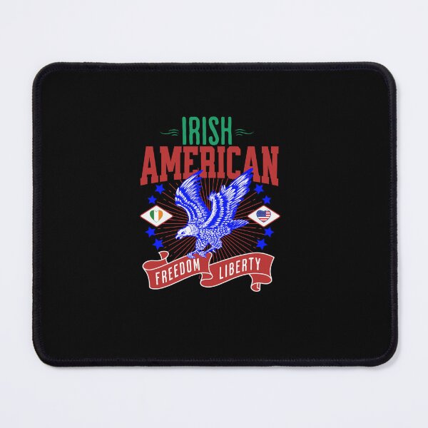 Item preview, Irish American Eagle Freedom Liberty Heart Flag designed and sold by IrishPOD.