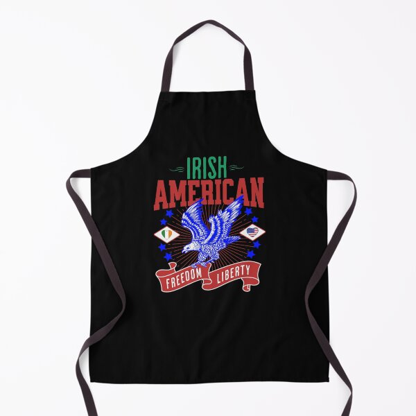 Item preview, Irish American Eagle Freedom Liberty Heart Flag designed and sold by IrishPOD.