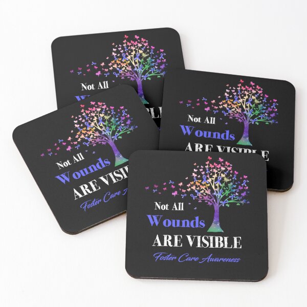 Item preview, Not All Wounds Are Visible Foster Care Awareness designed and sold by Hatjar.