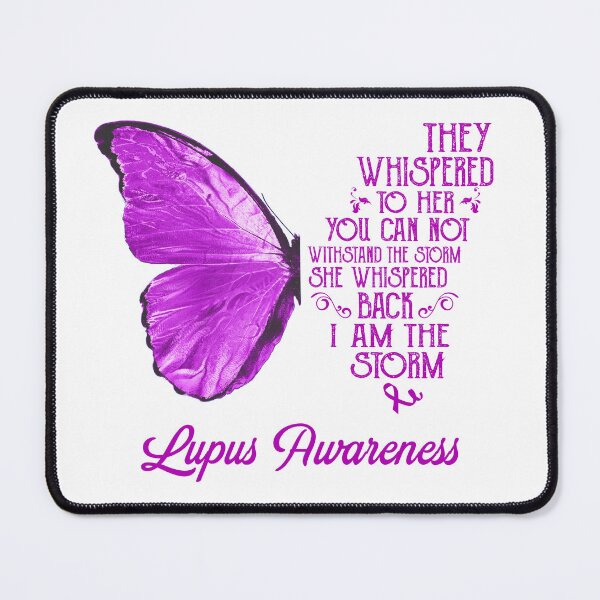 Item preview, Butterfly I Am The Storm Lupus Awareness designed and sold by whlrcheryl.