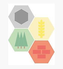 Catan Logos Photographic Print